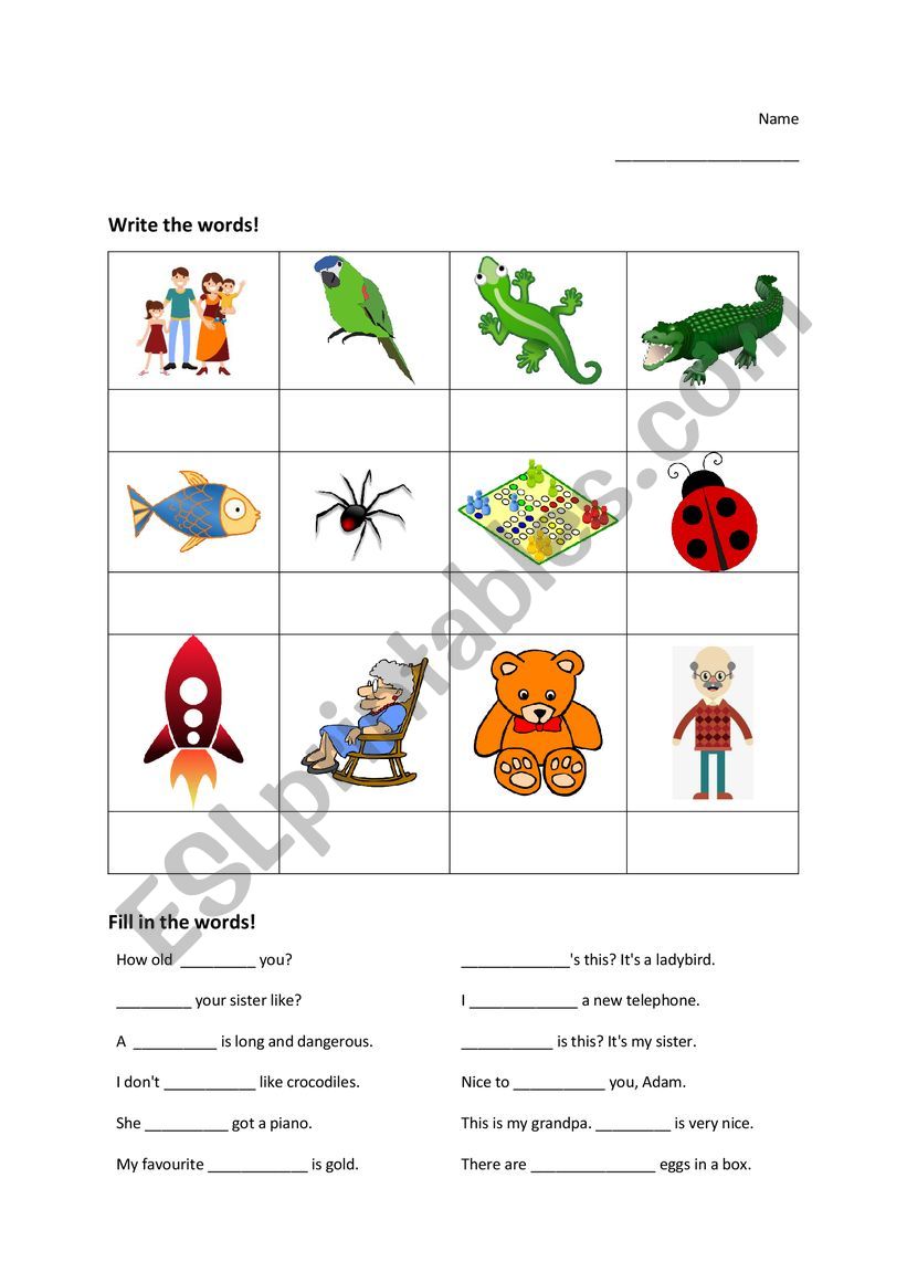 english test paper grade 4 esl worksheet by zalenka