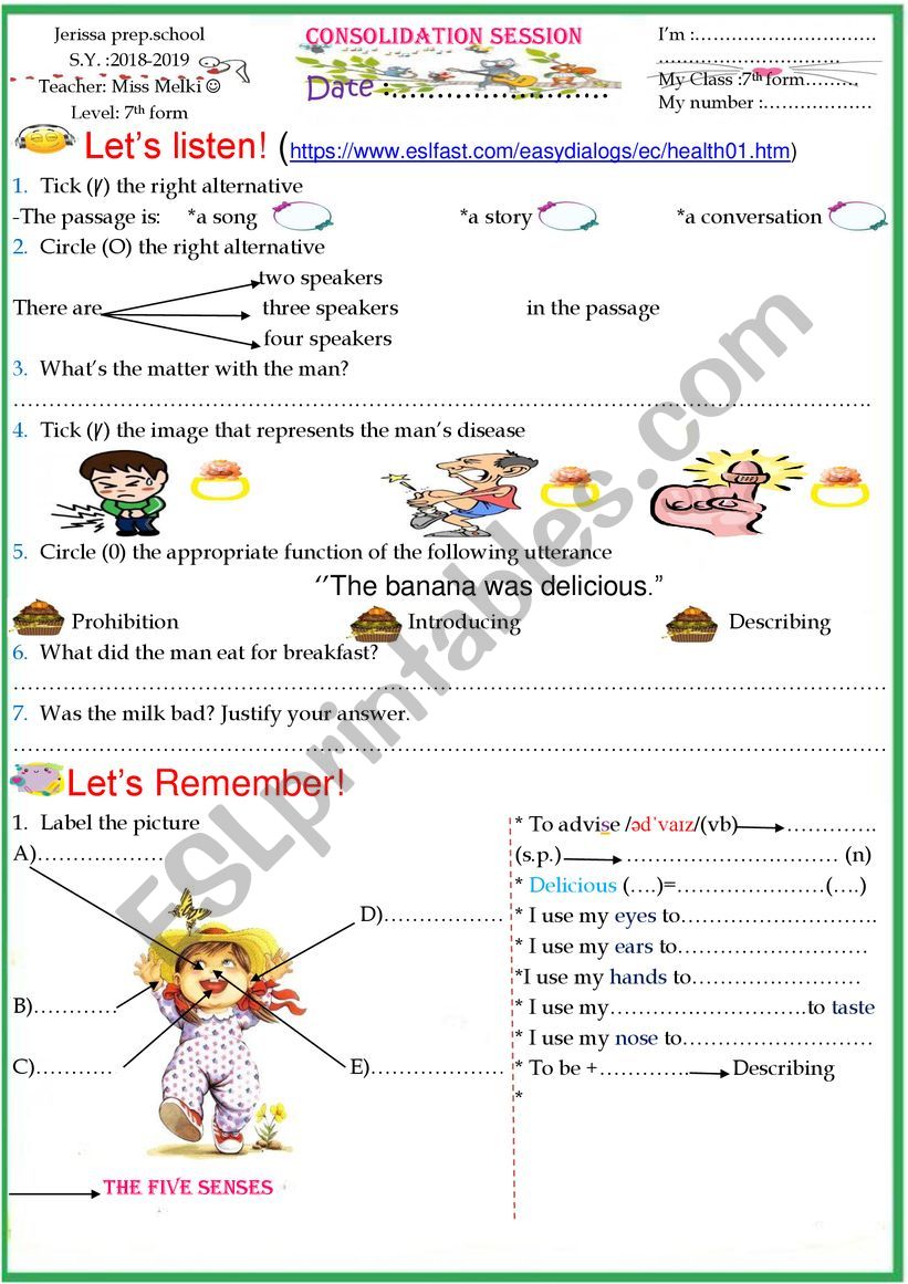 remedial work 7th form (module 4)