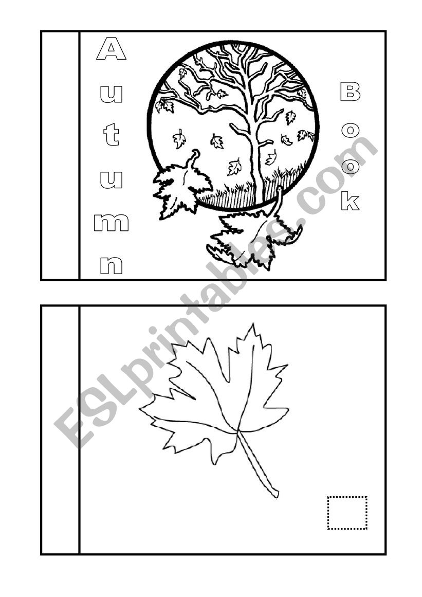 Autumn Book worksheet