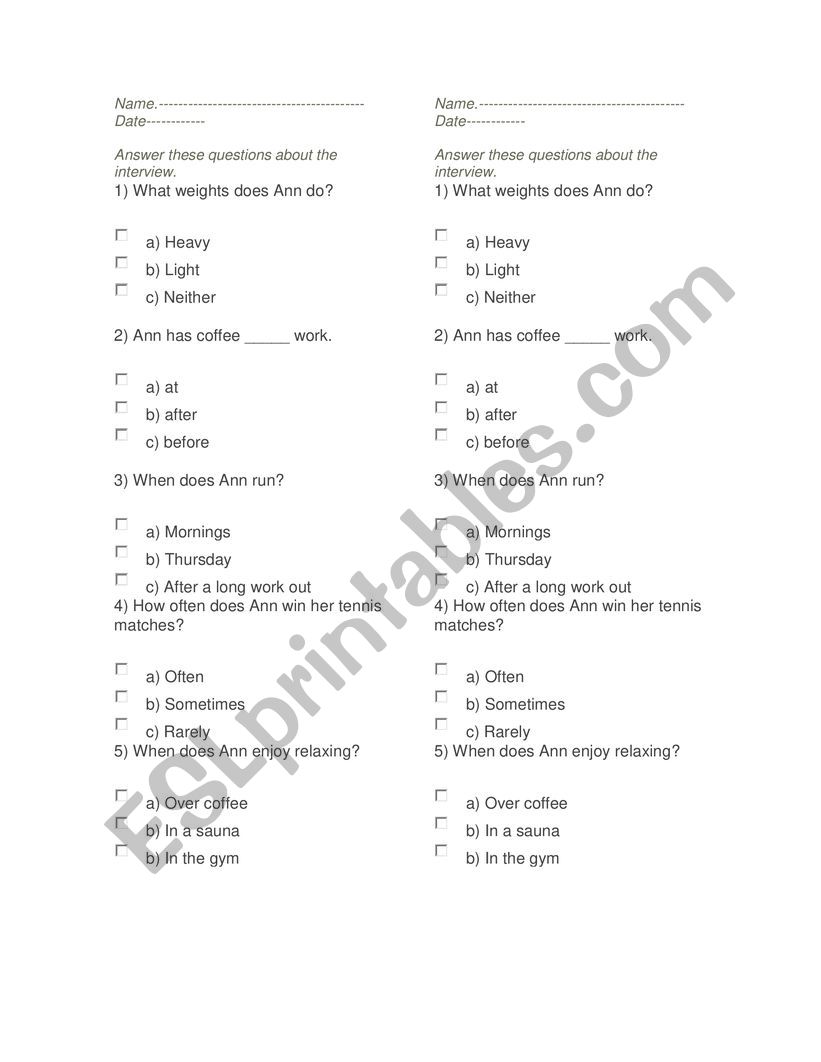 Modal verbs Listening worksheet