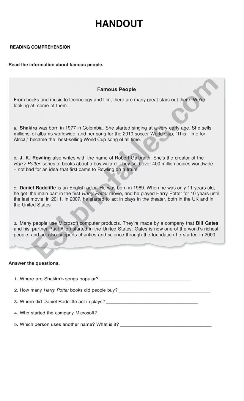 past simple tense, jobs, adverbs of personality