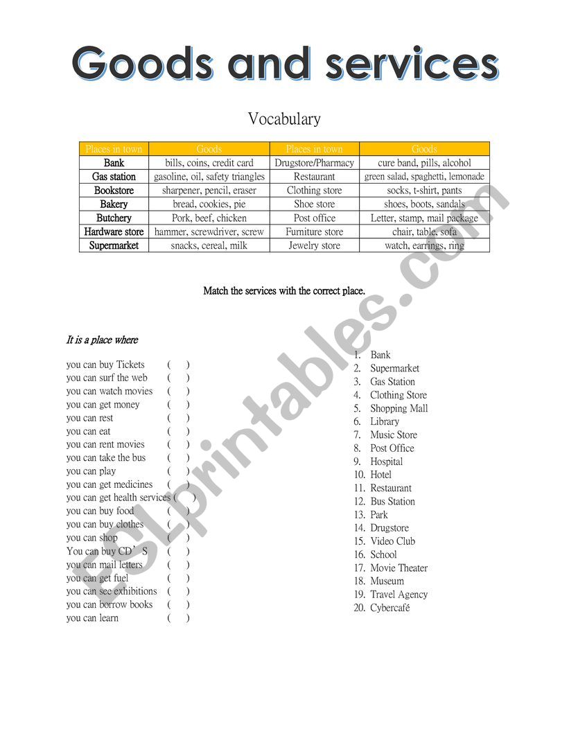 goods-and-services-worksheet