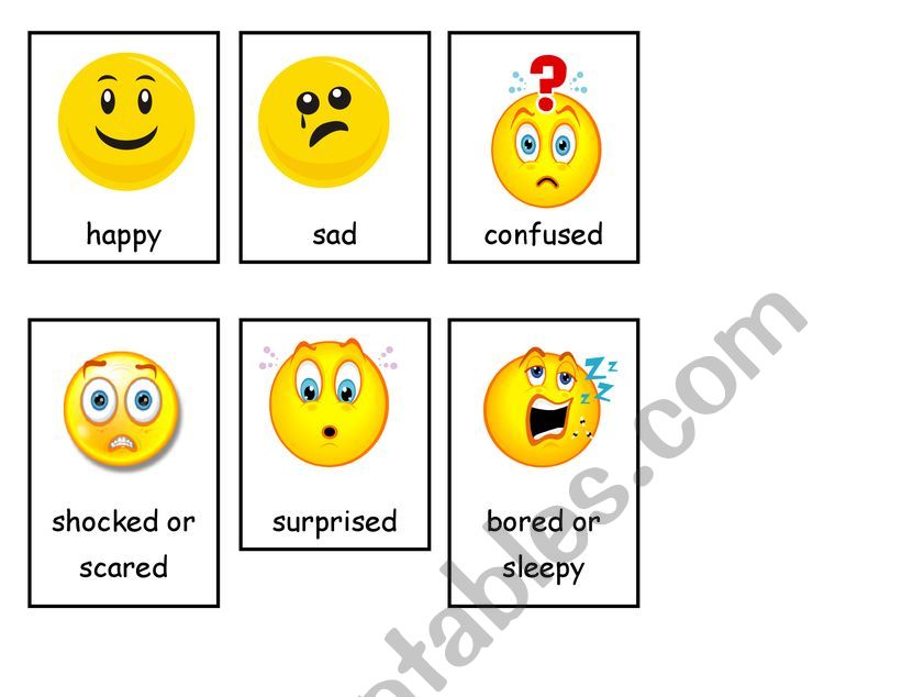 emotions worksheet