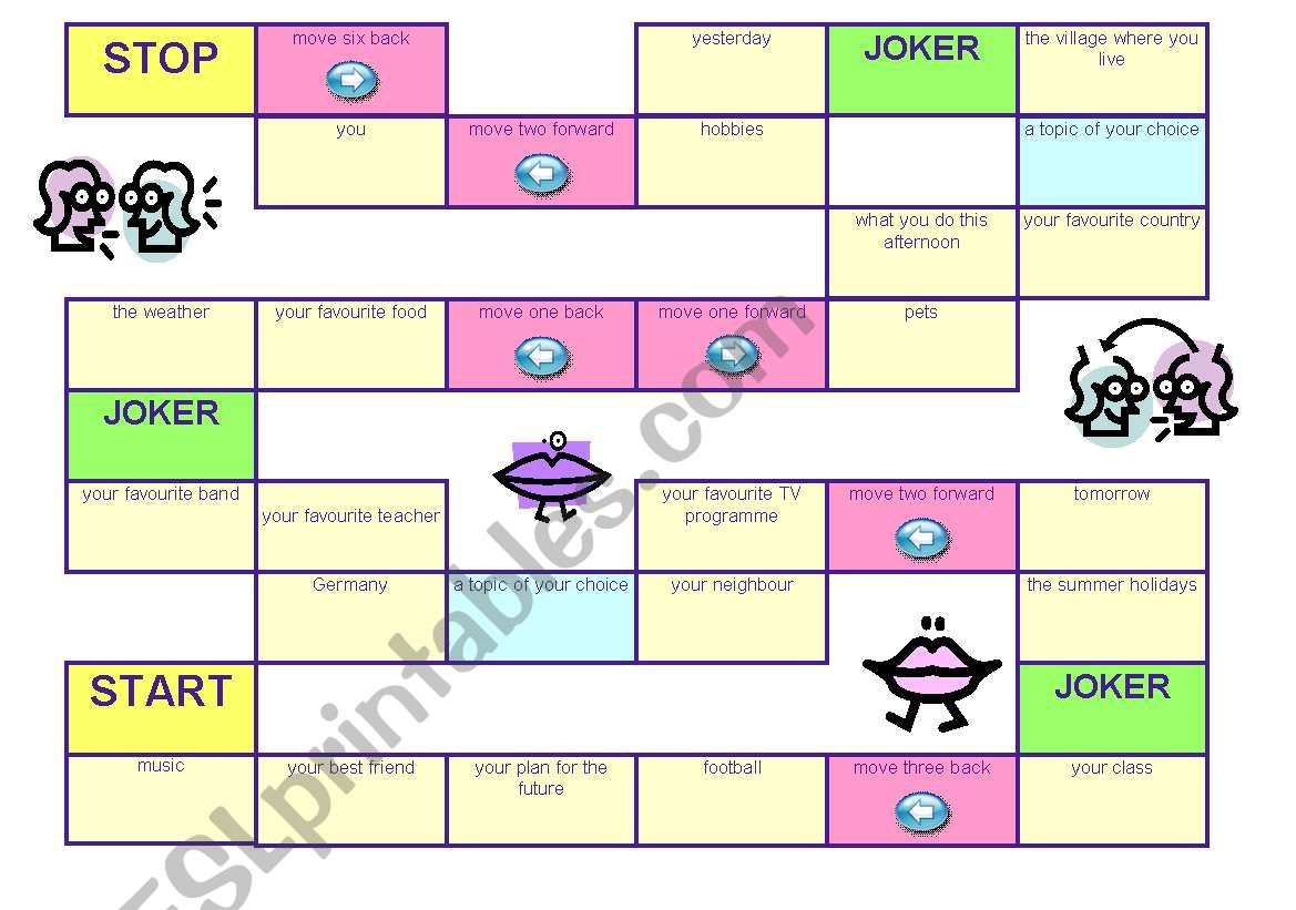 LetÂ´s talk about it worksheet