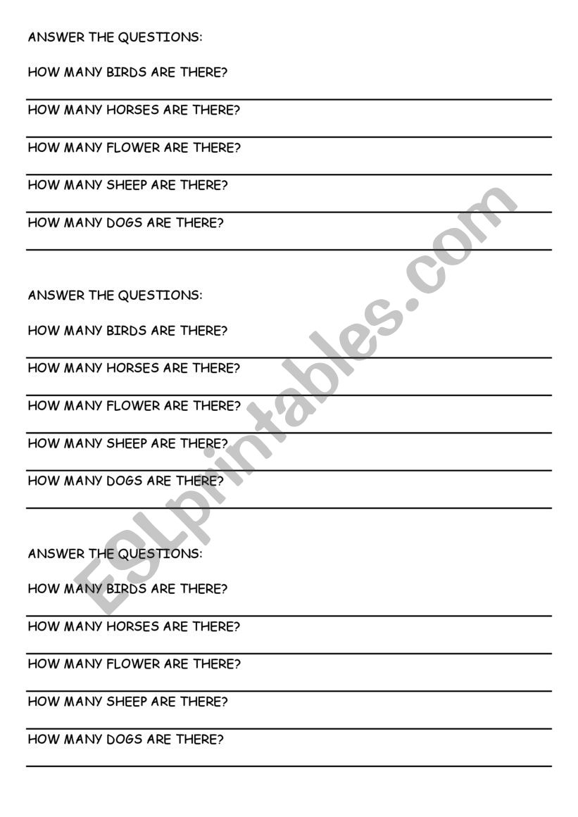 THERE IS THERE ARE worksheet