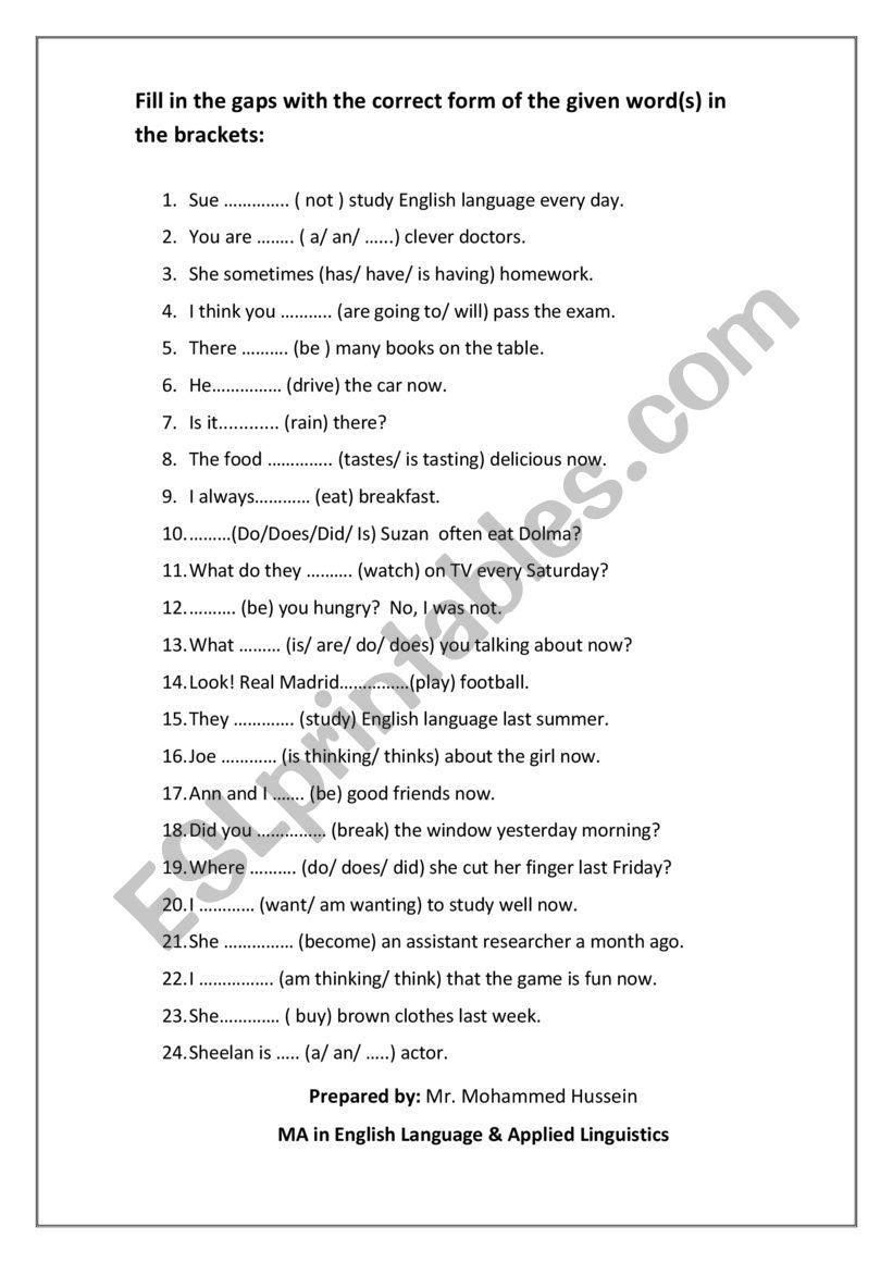Interchange Intro- Grammar of Unit One