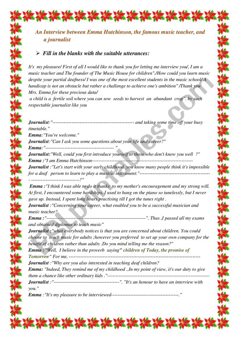 Emma Hutchinson  worksheet