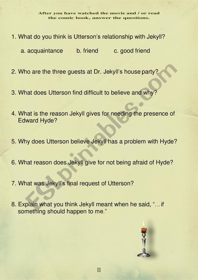 THE STORY OF DR. JEKYLL and MR. HYDE PART 2.  page 10 of 10