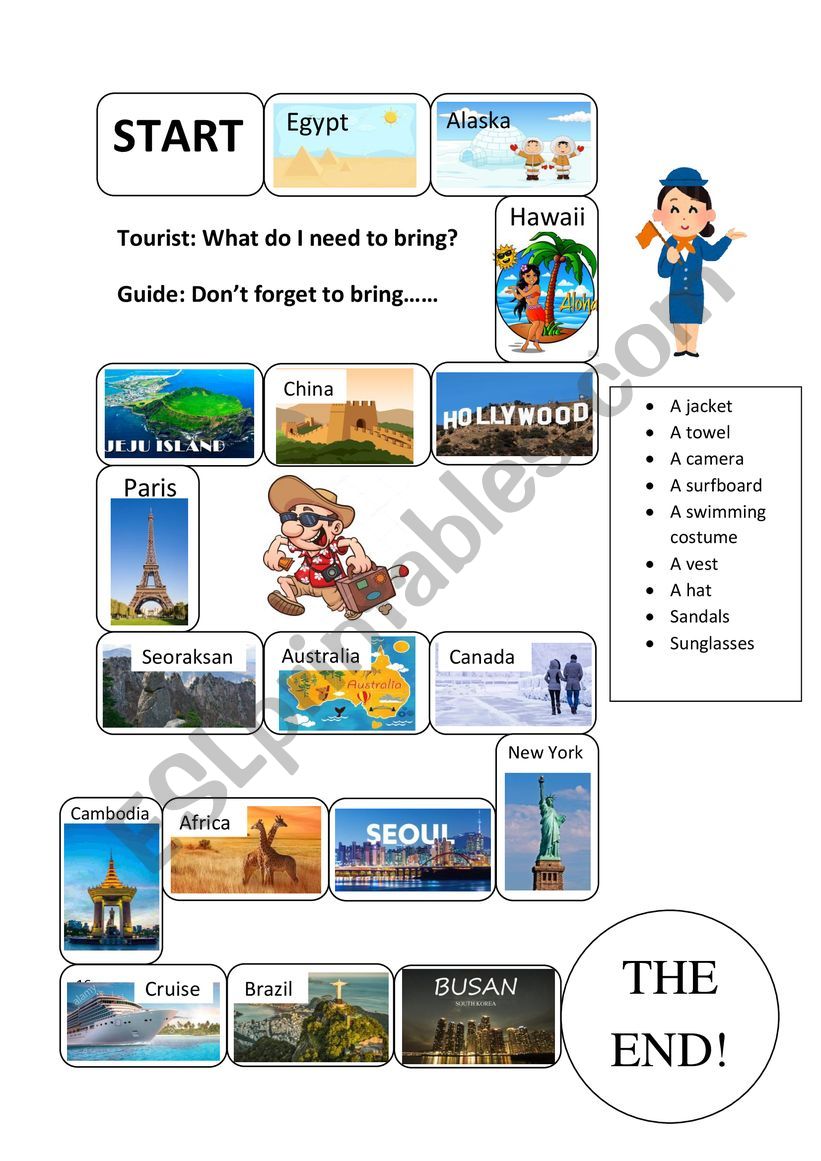 What Do I Need to Bring? worksheet