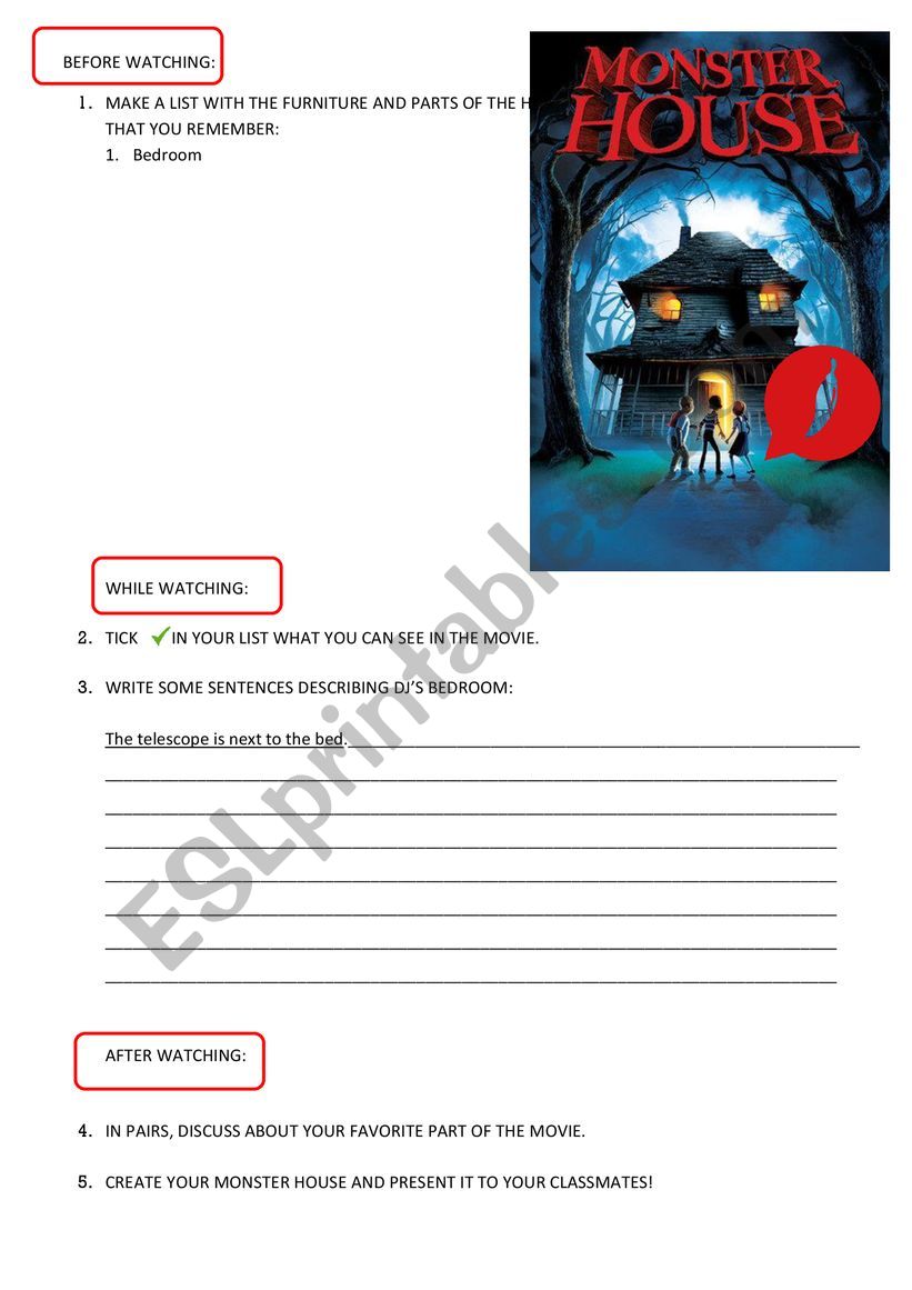 Monster House - Movie Activity