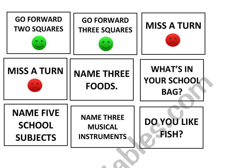 Revision questions game (2nd part)