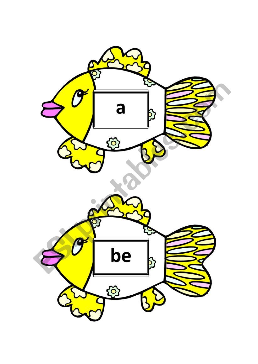 Golden fish worksheet