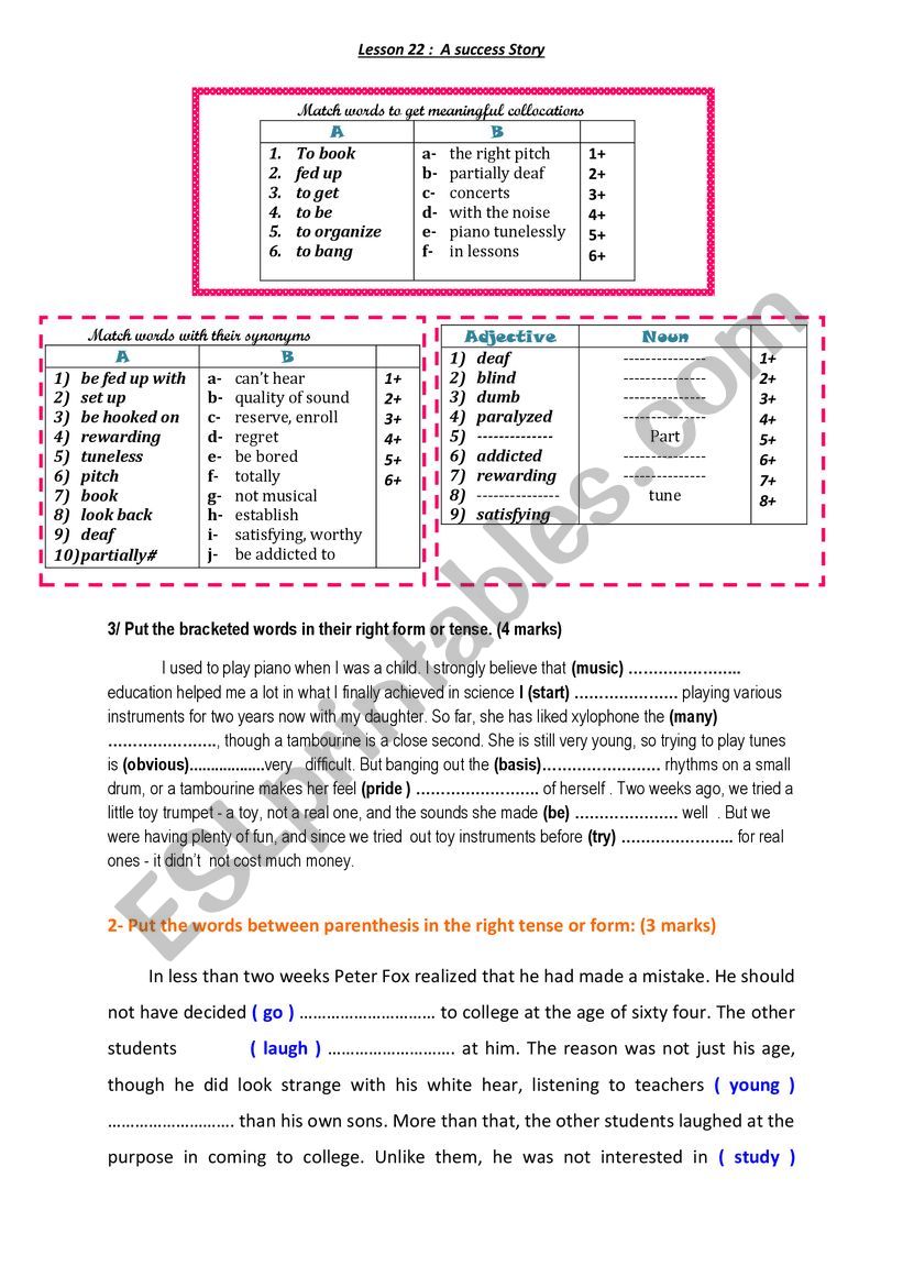 lesson 22 worksheet