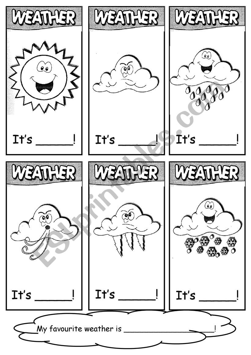 Weather worksheet