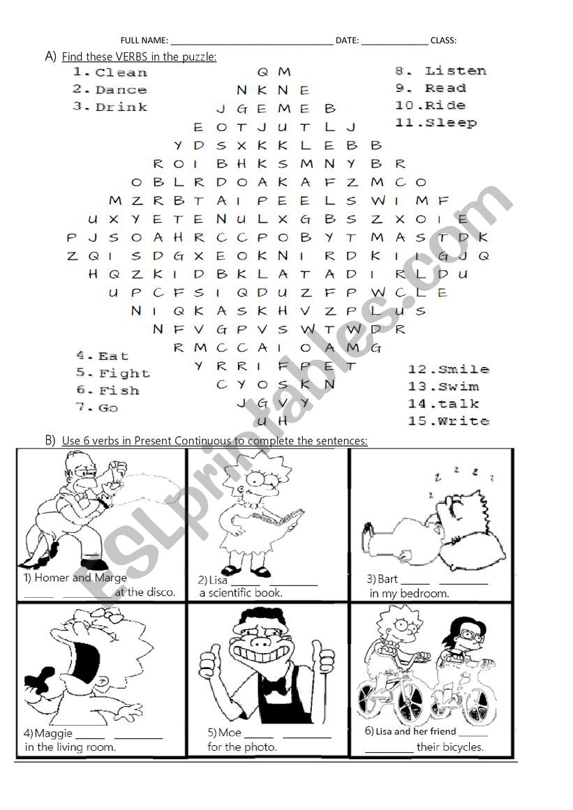 Continuous worksheet