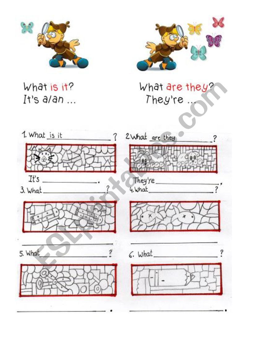ItÂ´s, theyÂ´re worksheet