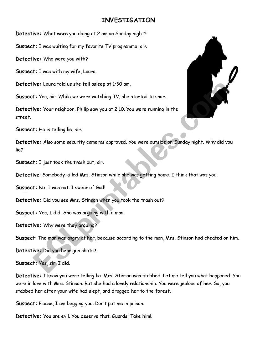 SIMPLE PAST worksheet