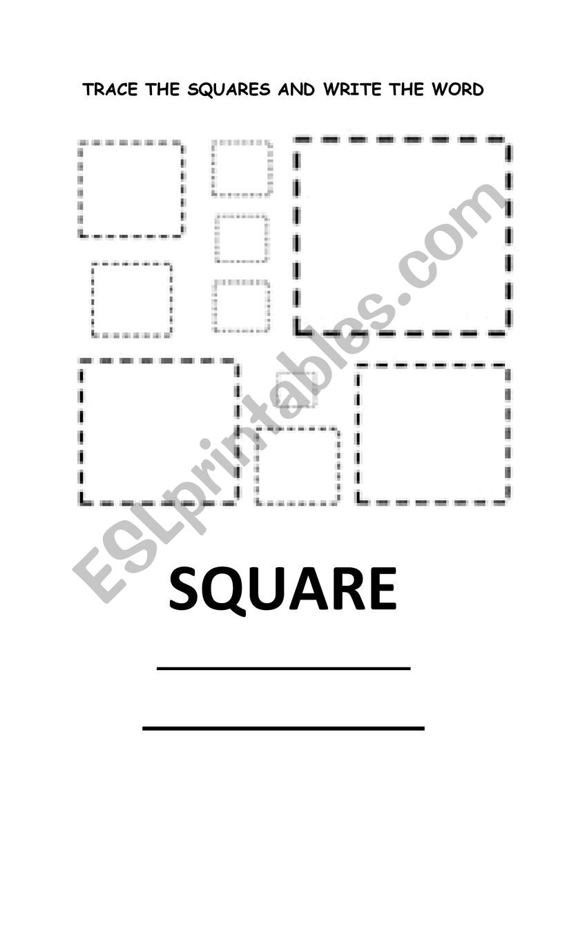 square - ESL worksheet by carosilva