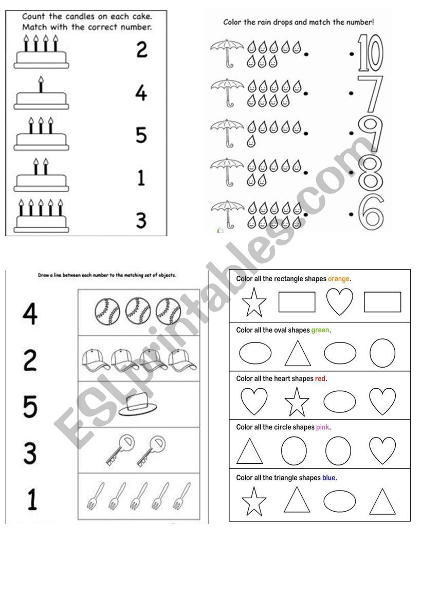 Numbers worksheet