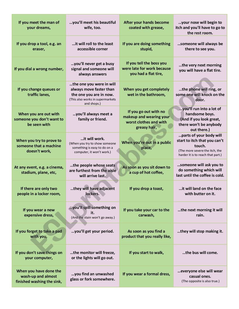 if clause worksheet