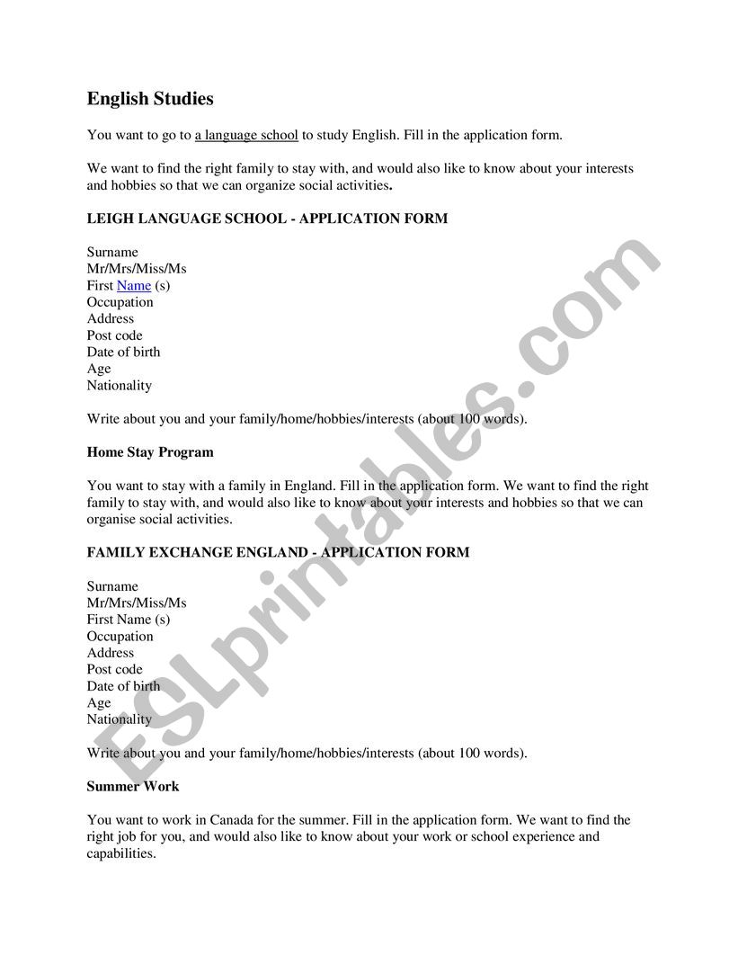 Formal letter writing prompt worksheet