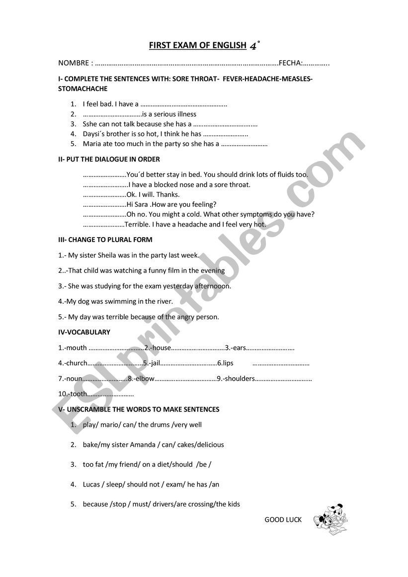 quiz  worksheet