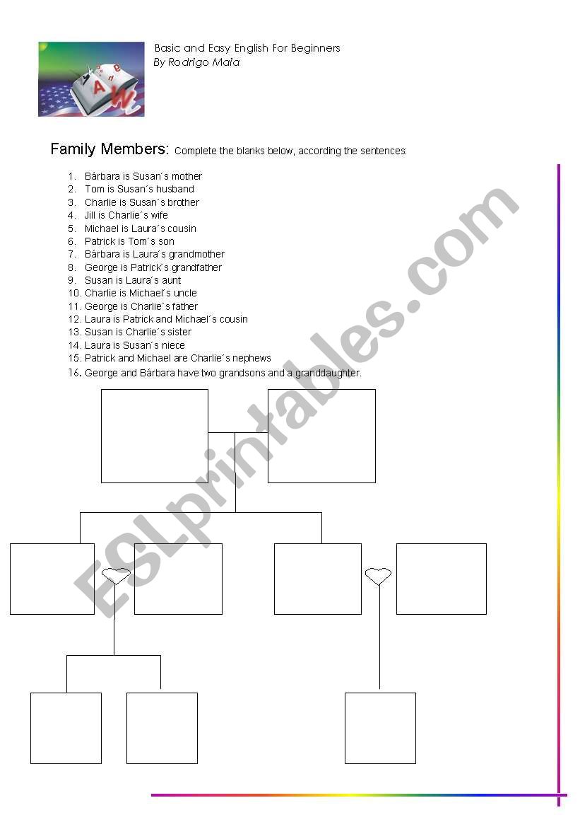 Family Members - genealogical tree