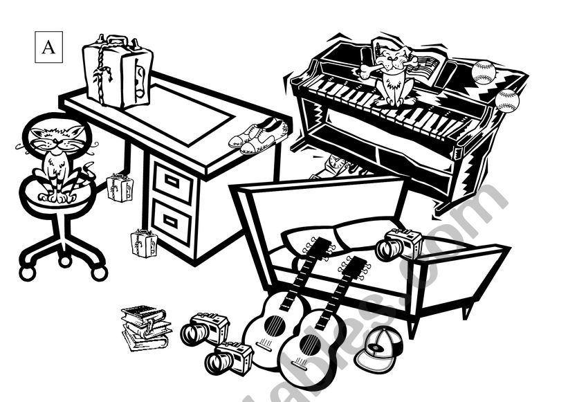 prepositions of place activity