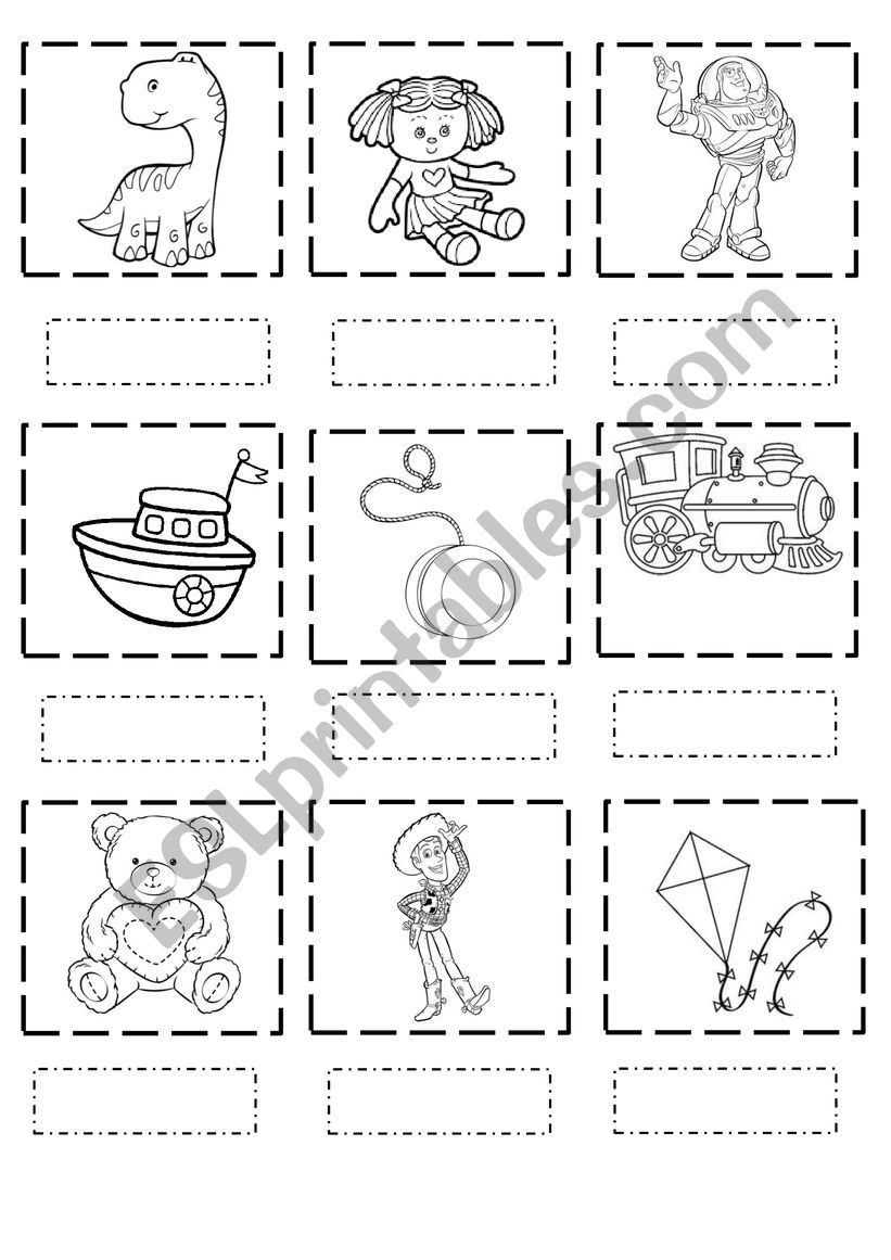 TOYS worksheet