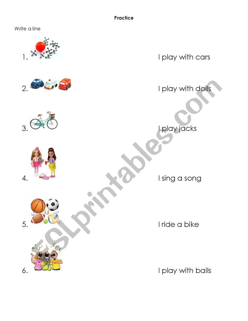 Hobbies worksheet