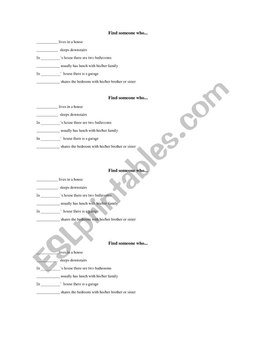 Talk to your friend worksheet