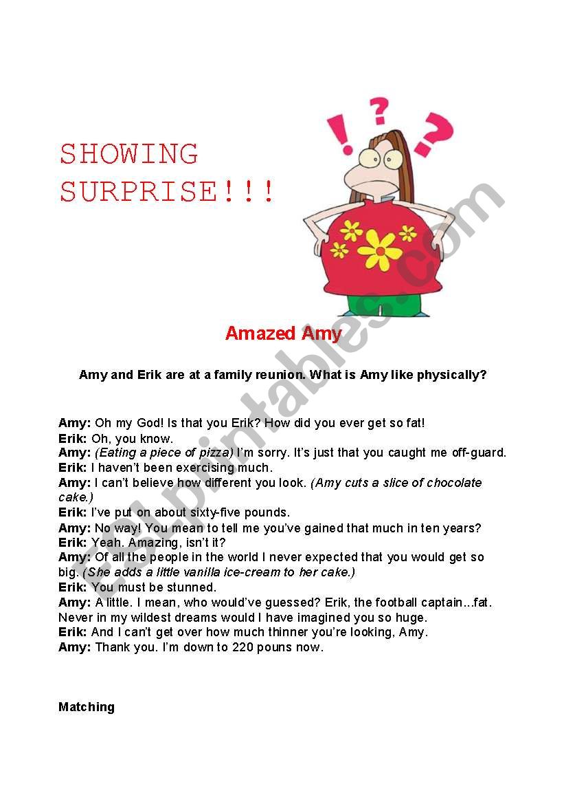 Surprising Expressions worksheet