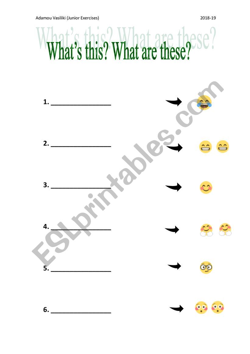 Whats (this/that/these/those)?