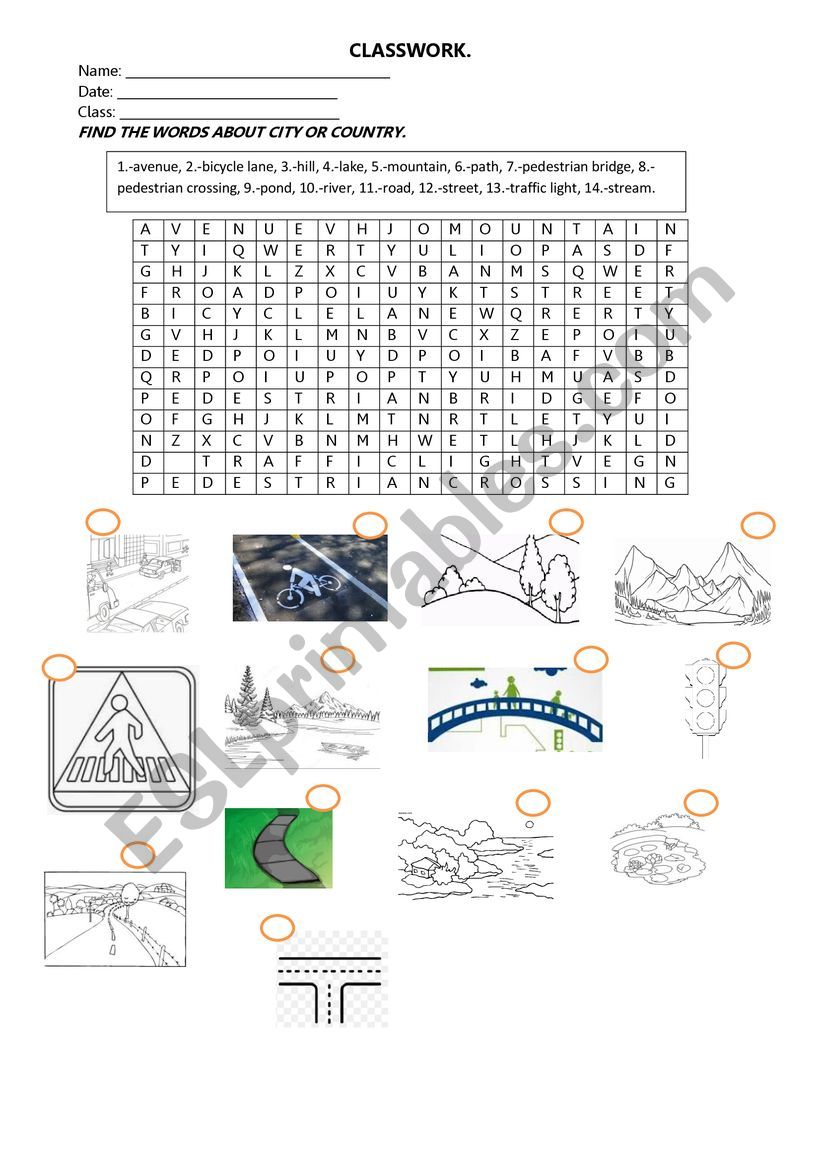 VOCABULARY  worksheet