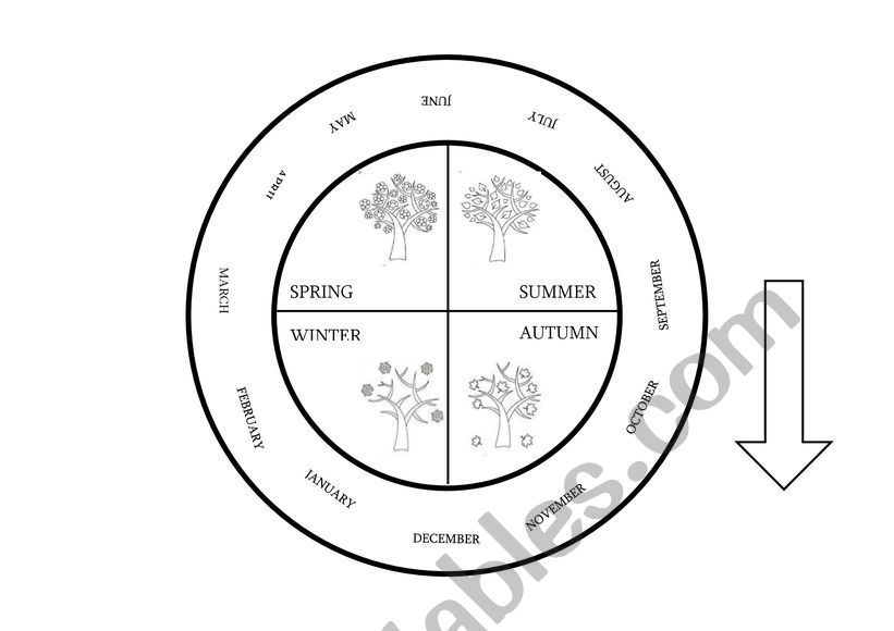 months and seasons worksheet