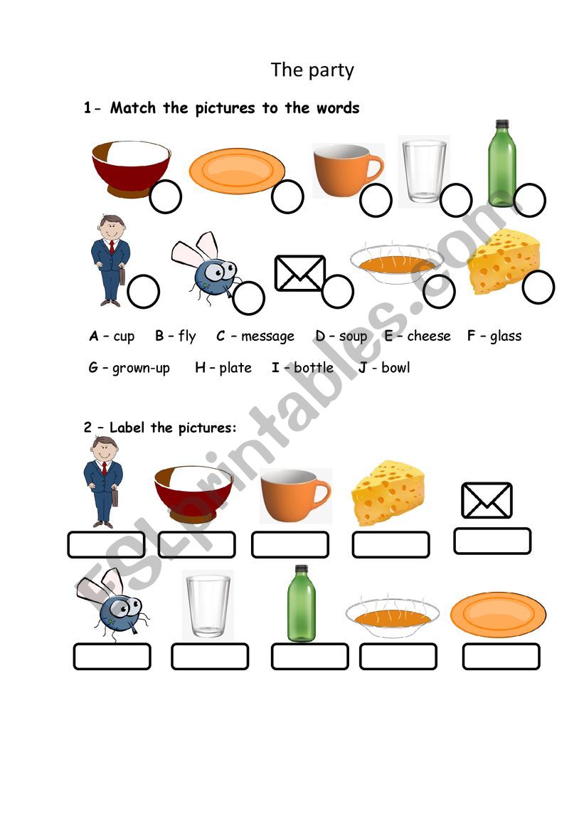 PreA1 Movers worksheet