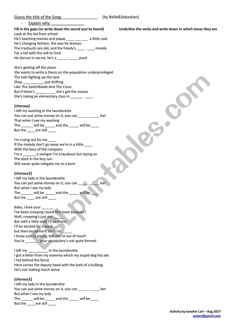 Blues are Still Blue Song by Belle & Sebastian