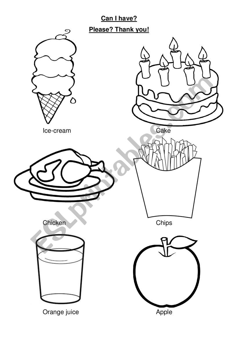 Can I have ?  worksheet