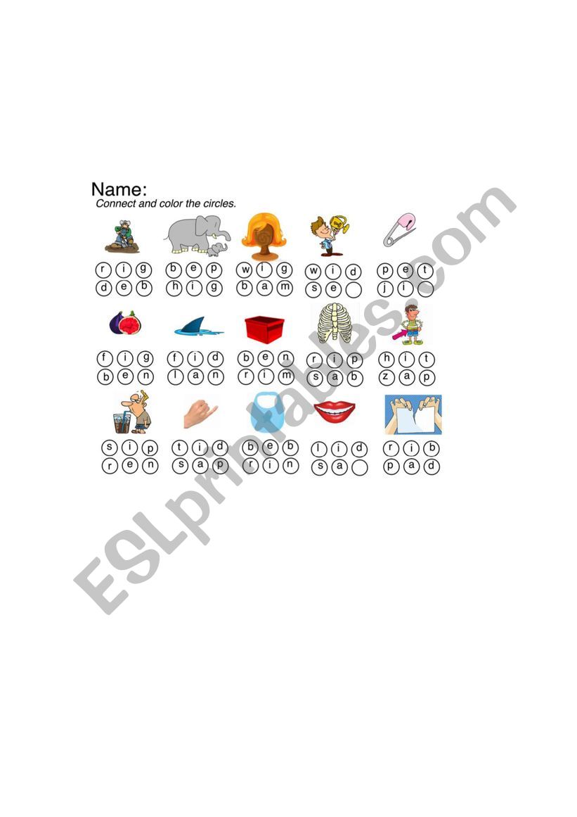 Double Phonics Worksheet worksheet