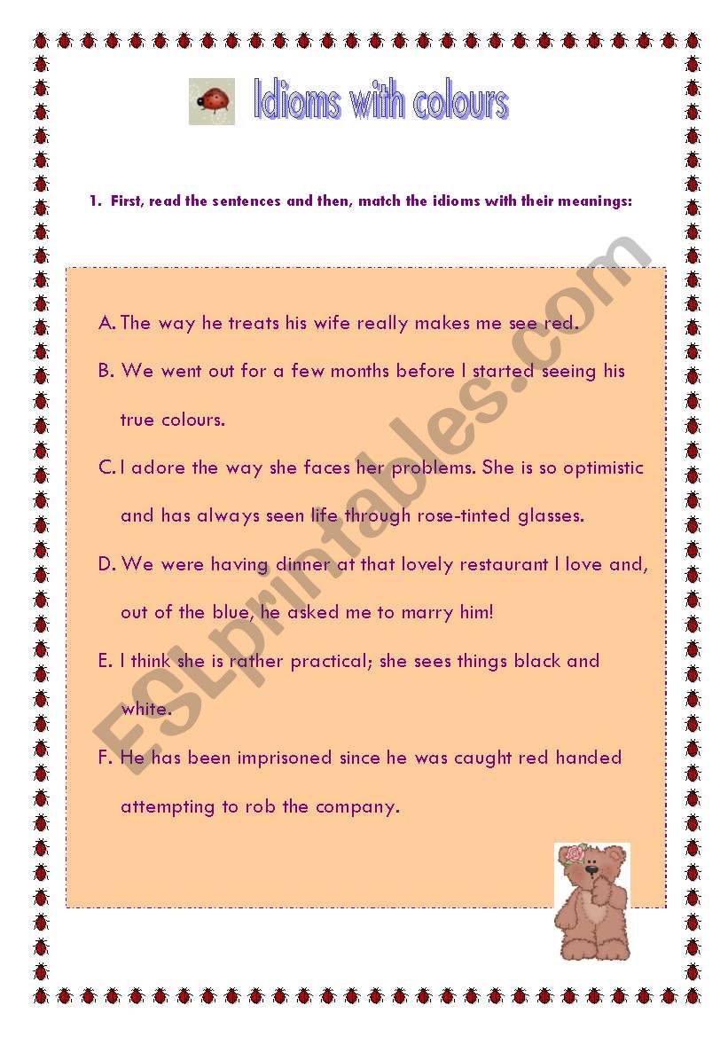 Idioms (18.08.08) worksheet