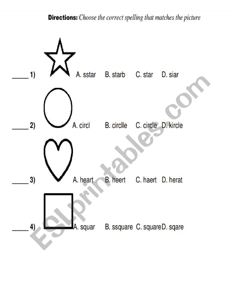 Exam first grade elementary worksheet