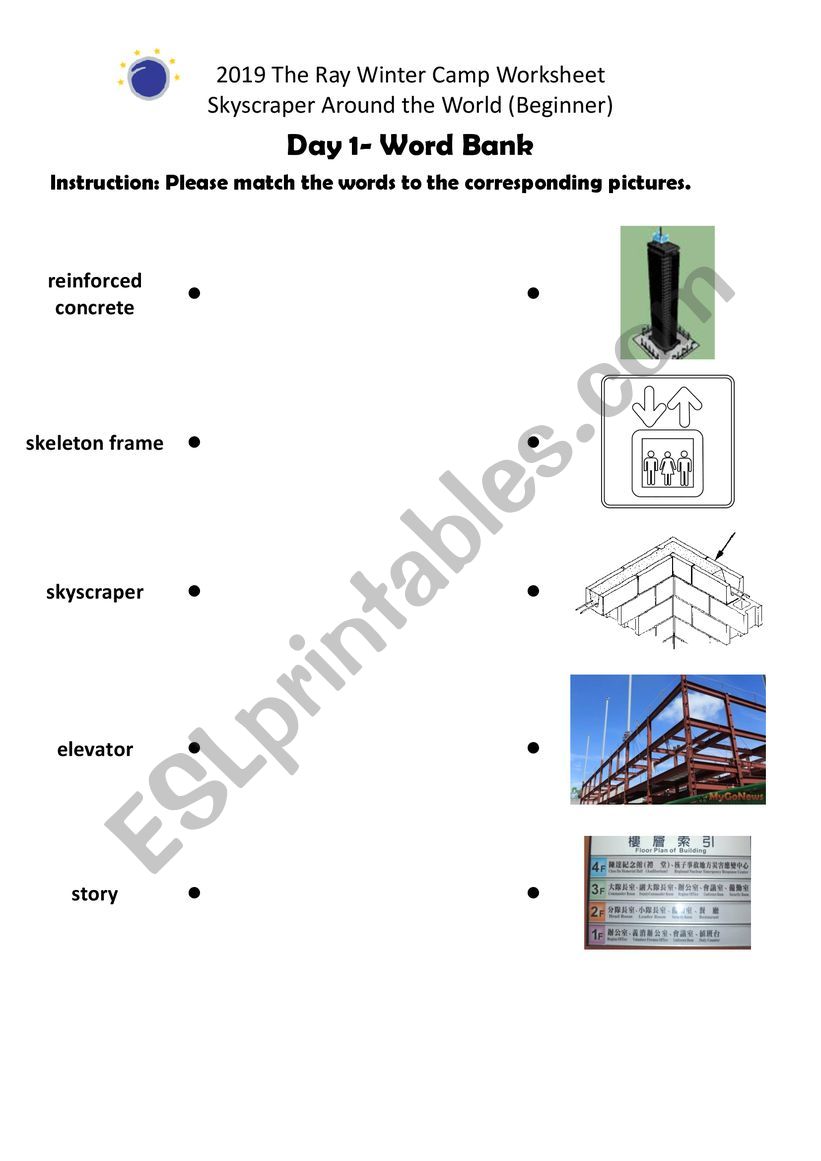 Skyscraper Structure Vocabulary