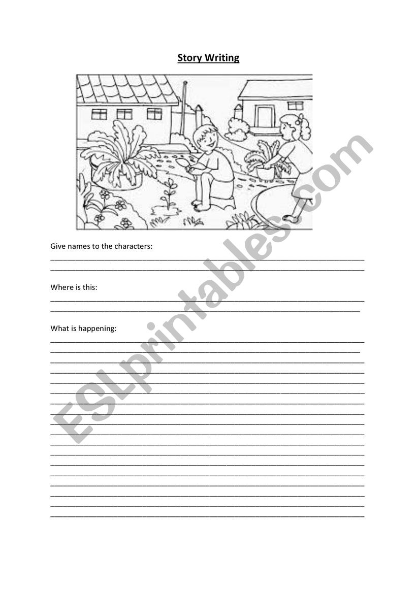 Story Writing worksheet