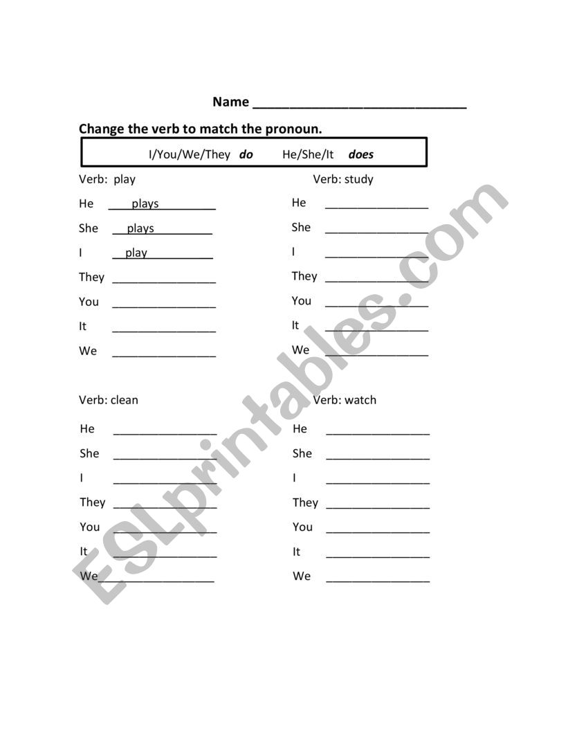 pronoun-verb-match-esl-worksheet-by-mistertroy2000