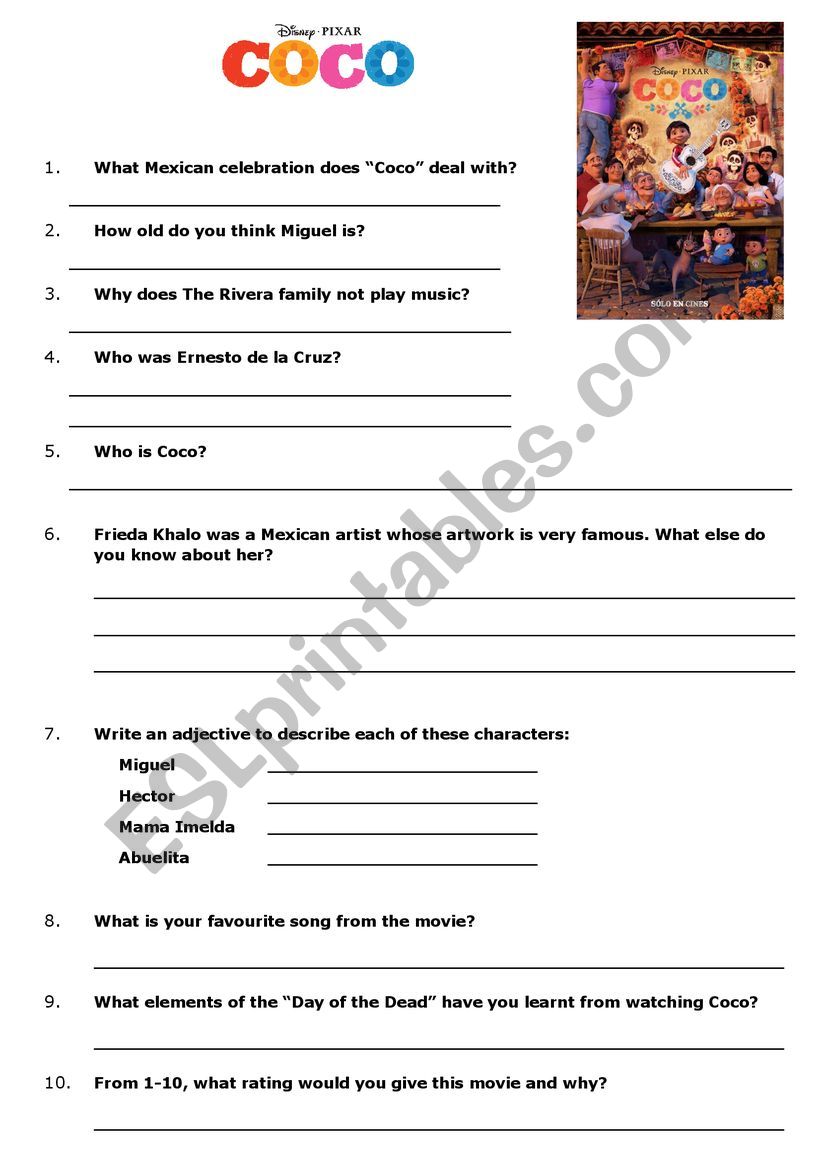 coco-movie-questions-worksheet