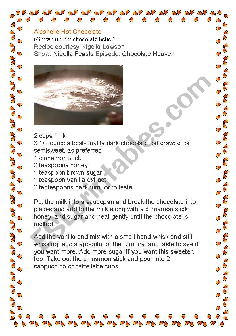 Chocolate Heaven - Alcoholic Hot Chocolate - Recipe 1 of 5