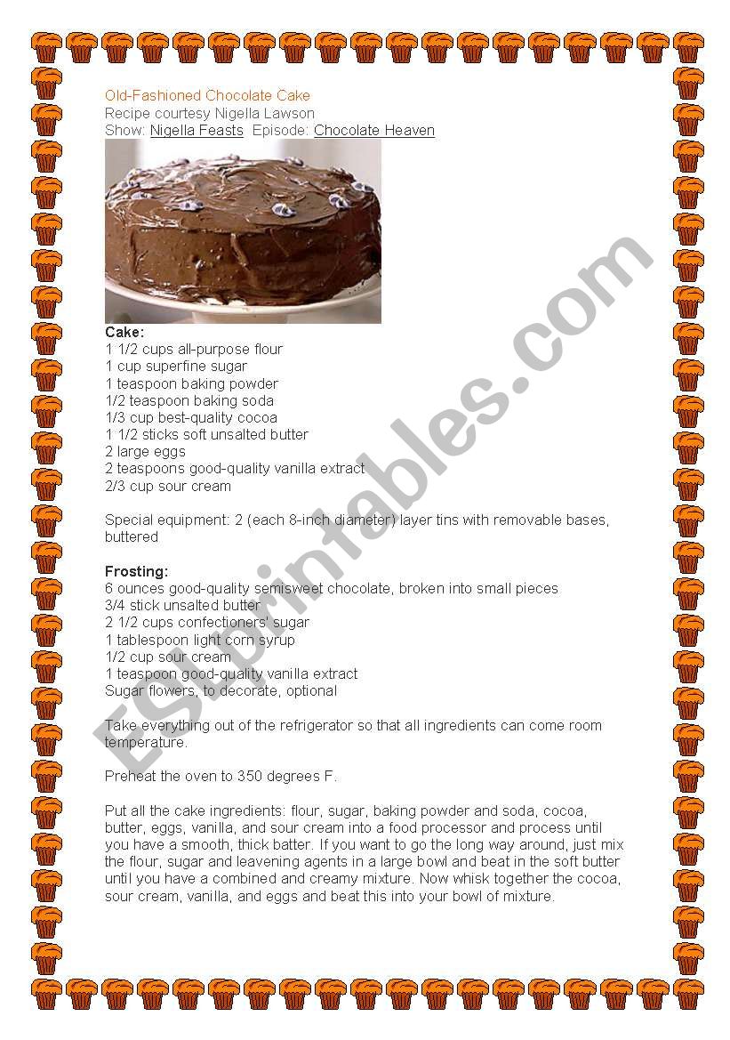 Chocolate Heaven - Old-Fashionable Chocolate Cake - Recipe 4 of 5