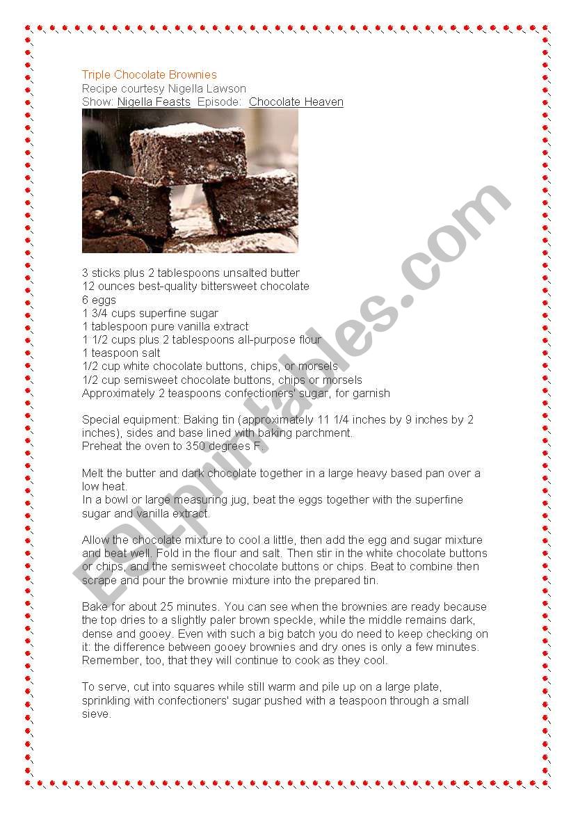 Chocolate Heaven - Triple Chocolate Brownie