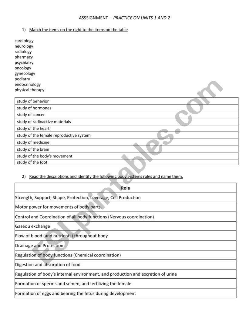 assignment-for-medical-english-esl-worksheet-by-cintia-molina
