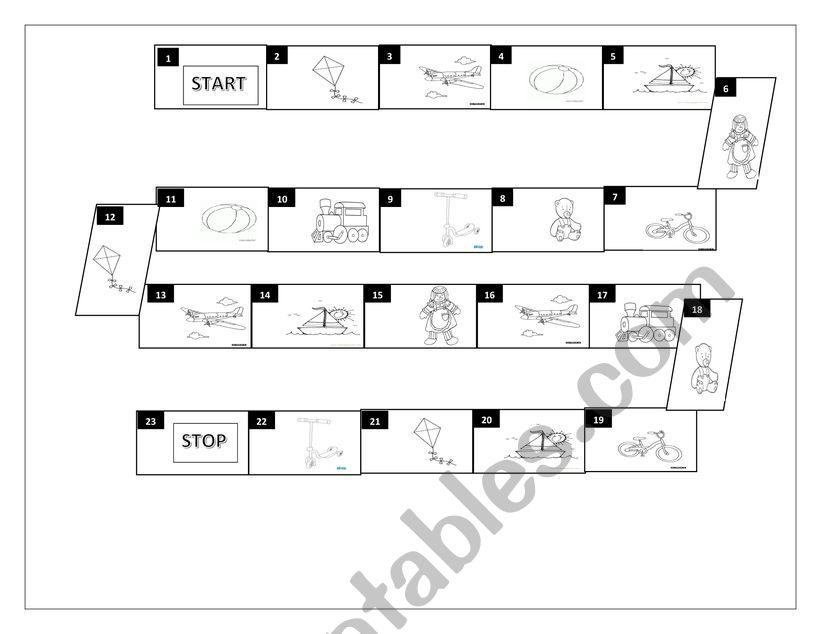toys memory game worksheet